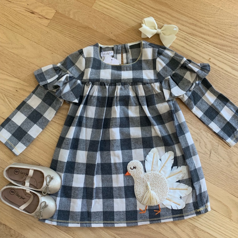 Mud Pie Turkey Dress size 24months/2T NWT! 🦃